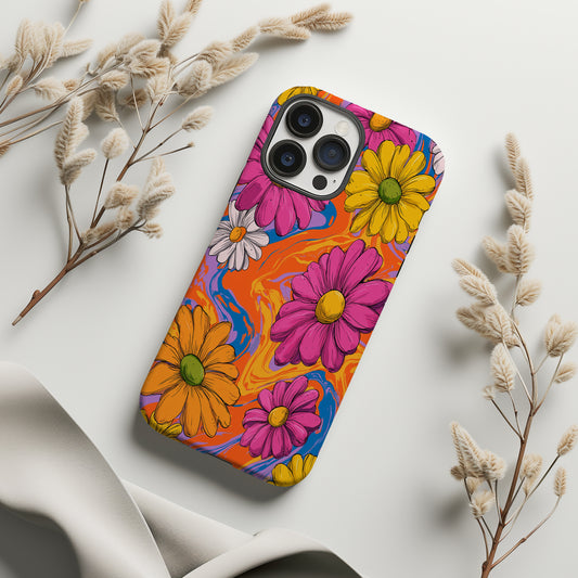 Groove Garden: Retro Swirl Daisy Explosion