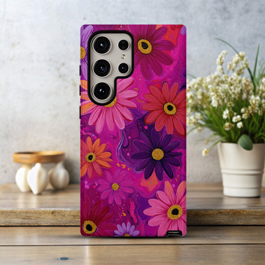 Cosmic Petal Pop: Hot Swirl Dreamscape