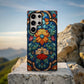 Radiance in Bloom – Art Deco Floral Stained Glass Elegance