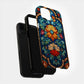 Radiance in Bloom – Art Deco Floral Stained Glass Elegance