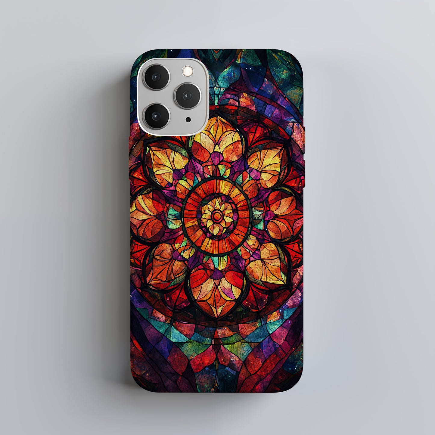 Celestial Radiance – Rose Window Stained Glass Splendor