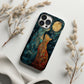Moonlit Companions – Twin Cats in Stained Glass Splendor