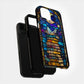 Lunar Library – Celestial Stained Glass Book Stack Phone Case
