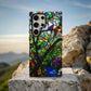 Tropical Paradise Stained Glass Phone Case