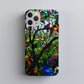 Tropical Paradise Stained Glass Phone Case