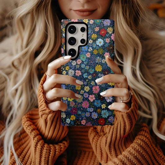 Blooming Nightfall Wildflower Phone Case