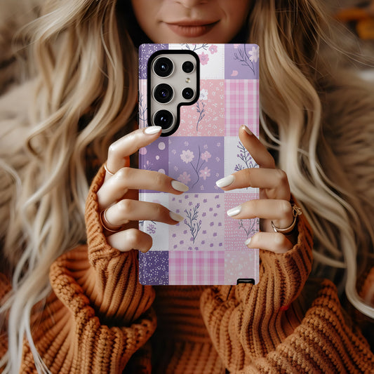 Pastel Patchwork Blossom Phone Case