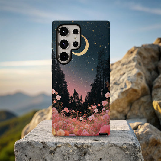 Moonlit Meadow Glow Phone Case