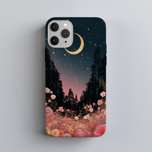 Moonlit Meadow Glow Phone Case