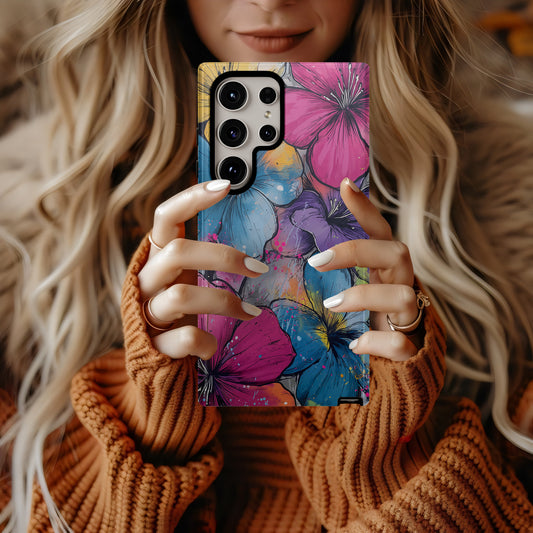 Urban Graffiti Bloom Phone Case