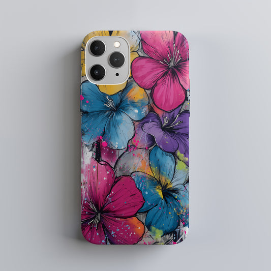 Urban Graffiti Bloom Phone Case