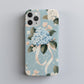 Powder Blue Hydrangea Garden Phone Case
