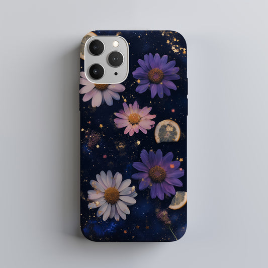 Galactic Petals & Cosmic Citrus Phone Case