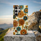 Retro Kaleidoscope Blooms Floral Phone Case