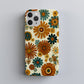 Retro Kaleidoscope Blooms Floral Phone Case
