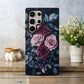 Midnight Blushing Roses Phone Case