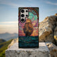 Celestial Voyage Stained Glass Phone Case