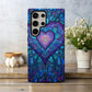 Celestial Heartlight Stained Glass Phone Case