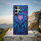 Celestial Heartlight Stained Glass Phone Case