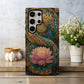 Mythic Dragon & Lotus Stained Glass Phone Case