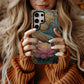 Mythic Dragon & Lotus Stained Glass Phone Case