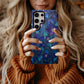 Nocturnal Garden Stained Glass Phone Case