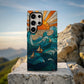 Ocean Sunrise Stained Glass Phone Case