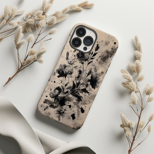 Ink Bloom Chaos Floral Phone Case
