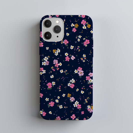 Midnight Petal Drift Phone Case