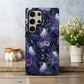 Midnight Ghost Floral Phone Case – Dark Aesthetic Protective Case