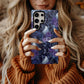 Midnight Ghost Floral Phone Case – Dark Aesthetic Protective Case