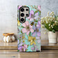 Spring Blossom Bee Phone Case – Pastel Floral Aesthetic Protective Case