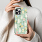 Pastel Ghost Garden Phone Case – Cute Mint Floral Aesthetic Protective Case
