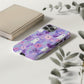 Lavender Ghost Floral Phone Case – Cute Pastel Purple Aesthetic Protective Case