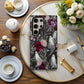Gothic Ghost Rose Phone Case – Dark Floral Aesthetic Protective Case