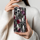 Gothic Ghost Rose Phone Case – Dark Floral Aesthetic Protective Case