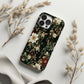 Luxury Midnight Floral Phone Case – Elegant Dark Botanical Design