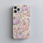 Pastel Pumpkin Patch Phone Case – Cute Halloween Floral Design 🎃🌸