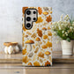 🍄 Autumn Mushroom Forest Protective Phone Case – Fall Foliage Design