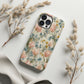 🌷 Vintage Tulip & Daisy Protective Phone Case – Elegant Floral Design