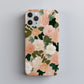 🌸 Blush Peony Garden Protective Phone Case – Soft Floral Elegance
