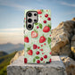 🍓 Berry Sweet Protective Phone Case – Strawberry & Cherry Design