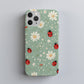 🐞 Ladybug & Daisy Protective Phone Case – Cute Nature-Inspired Design