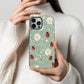 🐞 Ladybug & Daisy Protective Phone Case – Cute Nature-Inspired Design