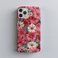 Vintage Bloom Protective Phone Case – Retro Floral Design with 3D Full Wrap Print