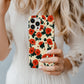 Crimson Poppy Protective Phone Case – Bold Red Floral Design