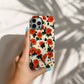 Crimson Poppy Protective Phone Case – Bold Red Floral Design