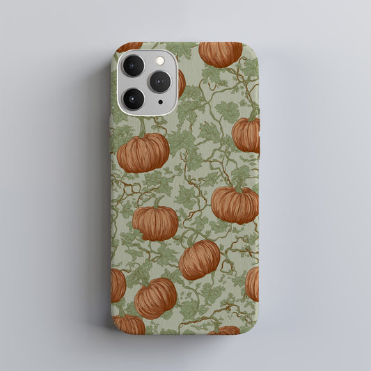 Autumn Harvest Pumpkin Phone Case – Rustic Fall-Inspired Protective Case