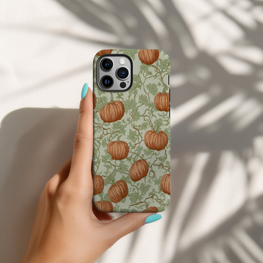 Autumn Harvest Pumpkin Phone Case – Rustic Fall-Inspired Protective Case