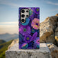 Midnight Bloom Phone Case – Vibrant Neon Floral Protective Case